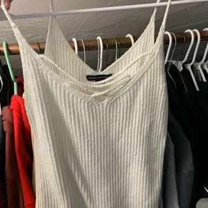 White Tank Top with crosses